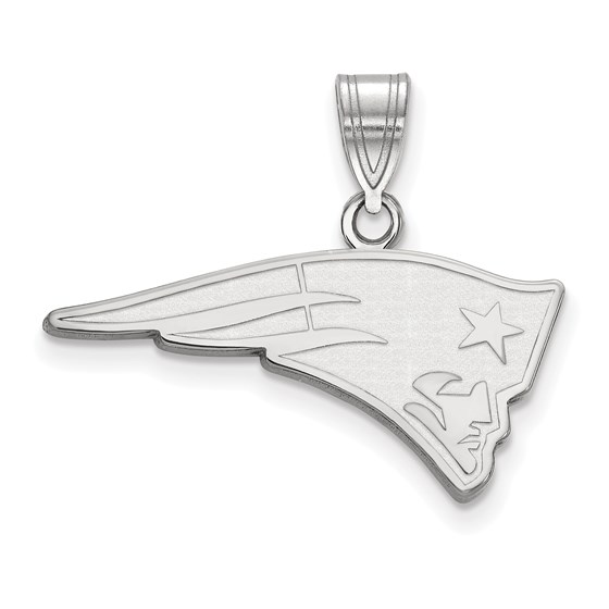 Sterling Silver New England Patriots Medium Pendant Sterling Silver New England Patriots Medium Pendant